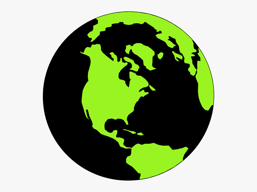 Black And Green Earth, Transparent Clipart