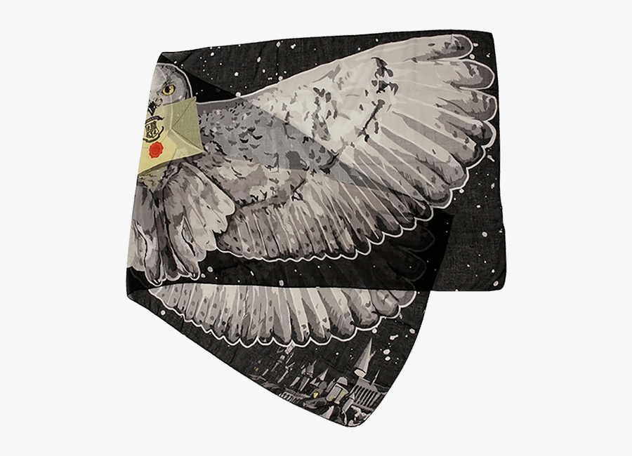 Hedwig The Owl Lightweight Scarf - Shield, Transparent Clipart