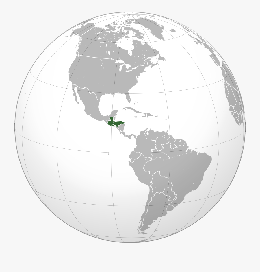 Trinidad And Tobago On The Globe, Transparent Clipart