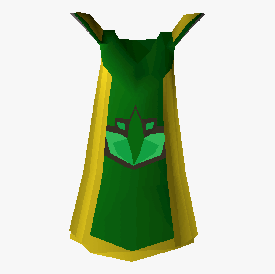 Herblore Cape Detail - Runescape Herblore Cape, Transparent Clipart