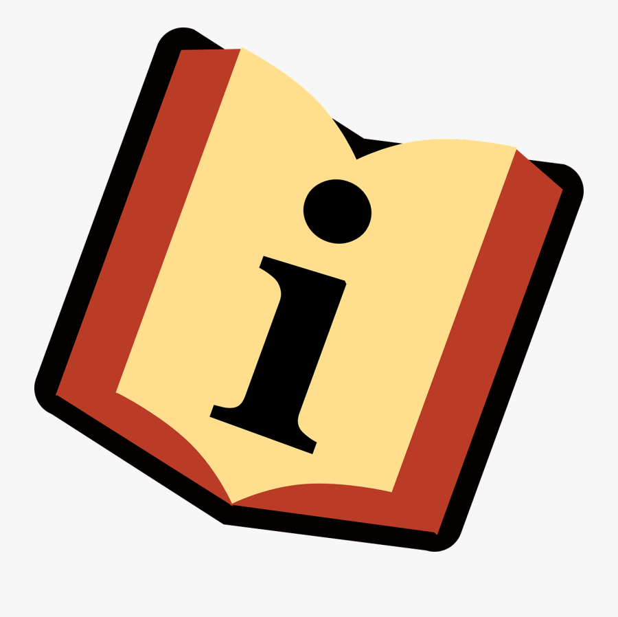 Book Skill Cliparts - Information Book, Transparent Clipart