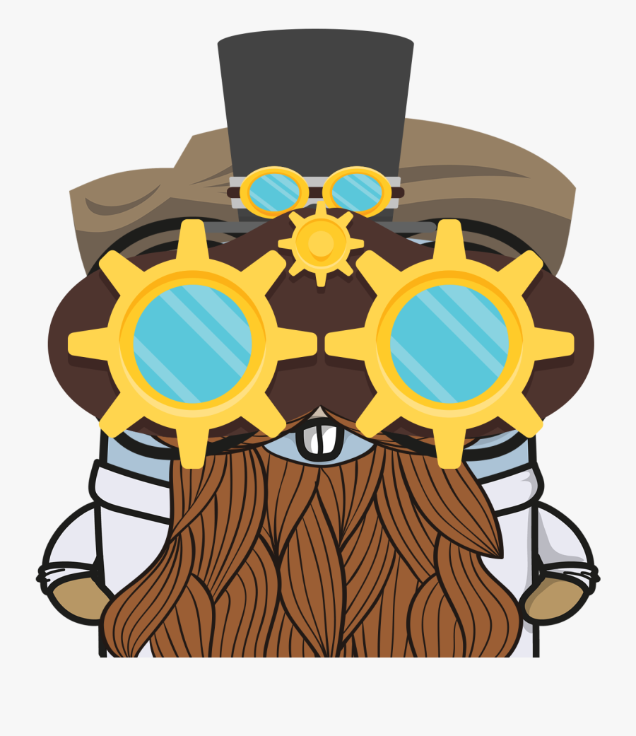 Gopher With Glasses, Transparent Clipart