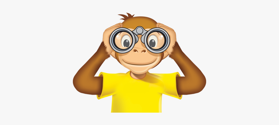 Com Uk Mascot Marvin With Binoculars - Cartoon, Transparent Clipart