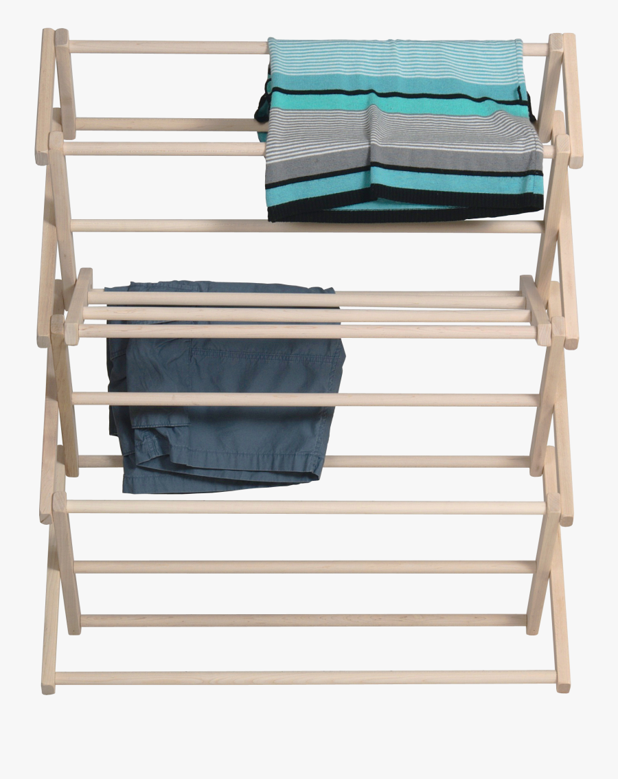 Pennsylvania Woodworks Medium Wooden Clothes Drying - Clothes Drying Rack Png, Transparent Clipart