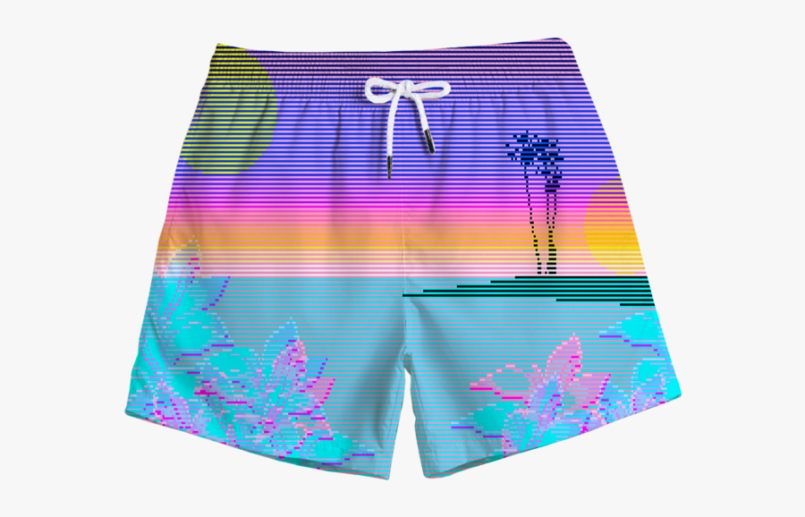 Scanset Swim Trunks - Board Short, Transparent Clipart