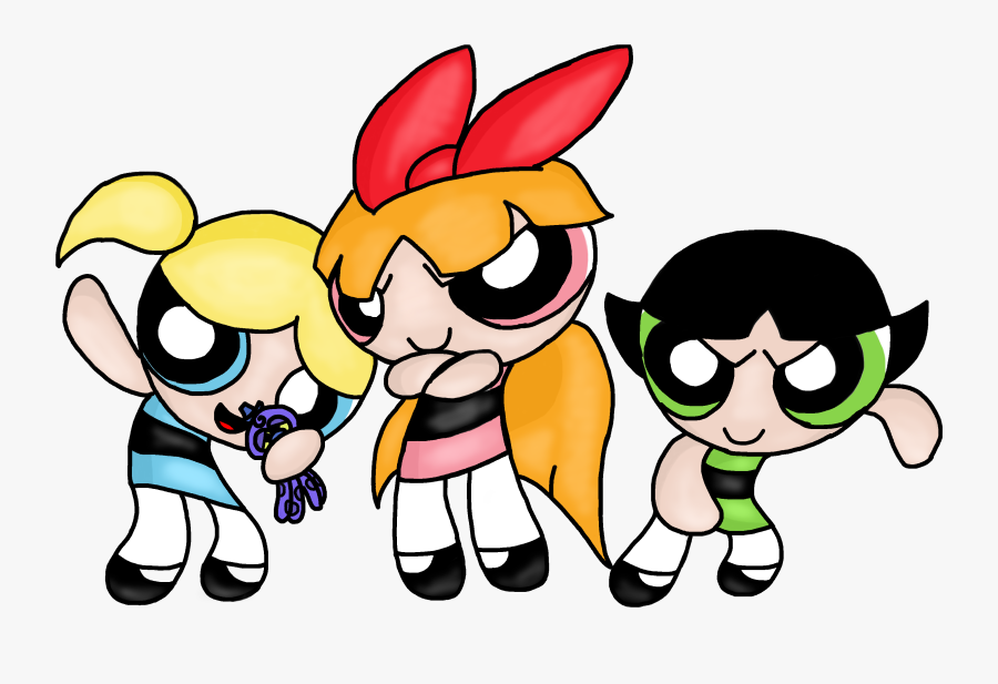 Powerpuff Girls Clipart Power Up - Drawings Of Powerpuff Girls, Transparent Clipart