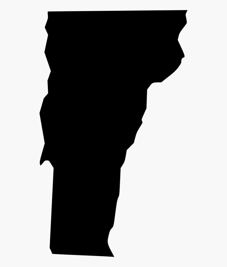 State Of Vermont Silhouette, Transparent Clipart