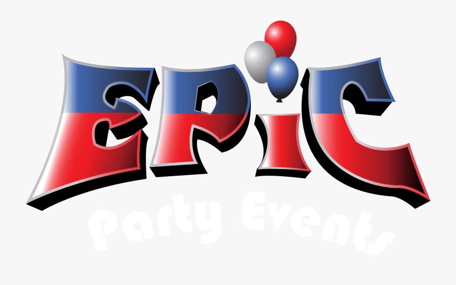 Whether It"s A Birthday Party, Corporate Events, School - Epic Party Logo, Transparent Clipart