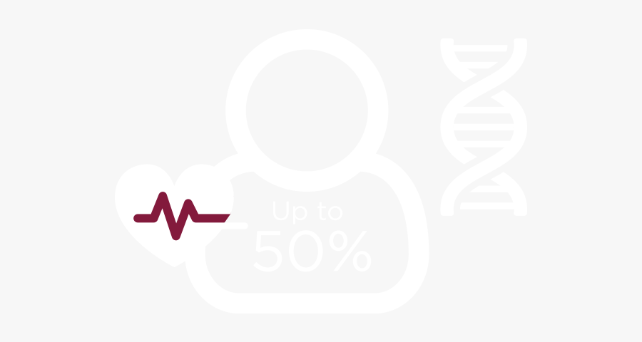 Up 50 Percent - Circle, Transparent Clipart