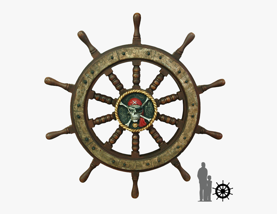 Pirate Wheel Png - Pirate Ship Ships Wheel, Transparent Clipart
