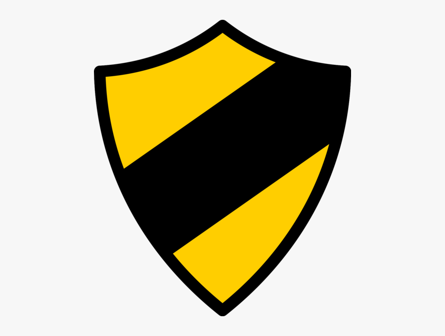 Shield Png Yellow - Black And Yellow Emblem, Transparent Clipart