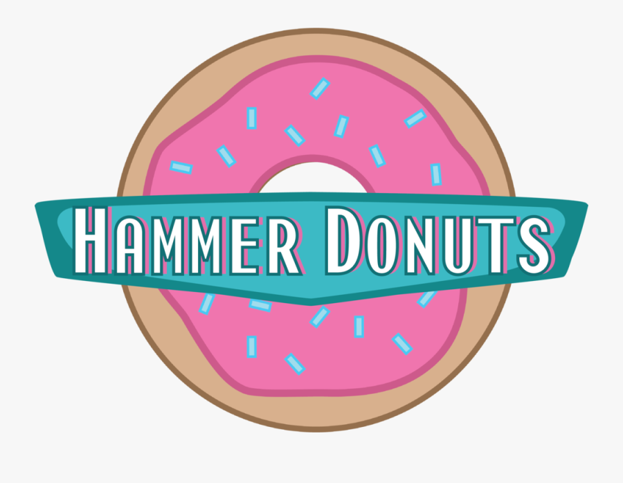 Hammerdonutslogo Png Format W - Hammer Donuts, Transparent Clipart
