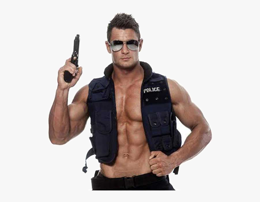 Striper Png -stripers Png - Hot Male Stripper Cop, Transparent Clipart