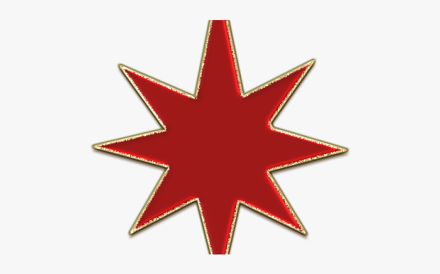 North Star Clipart - Teaching Aids For Symmetry, Transparent Clipart