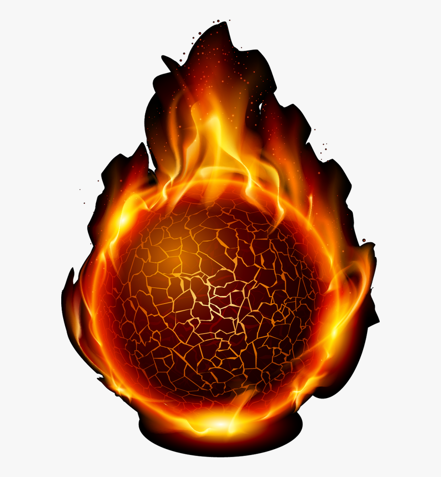Transparent Magma Clipart - Fire Ball, Transparent Clipart