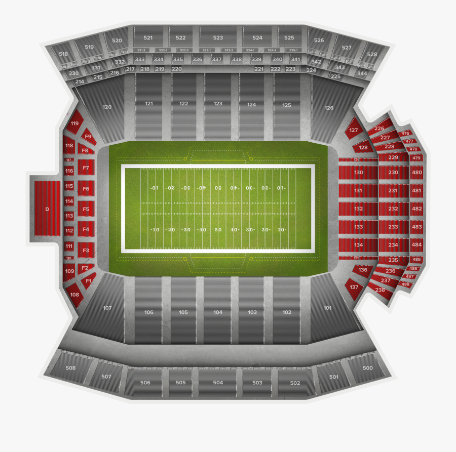 Razorback Stadium - Soccer-specific Stadium, Transparent Clipart