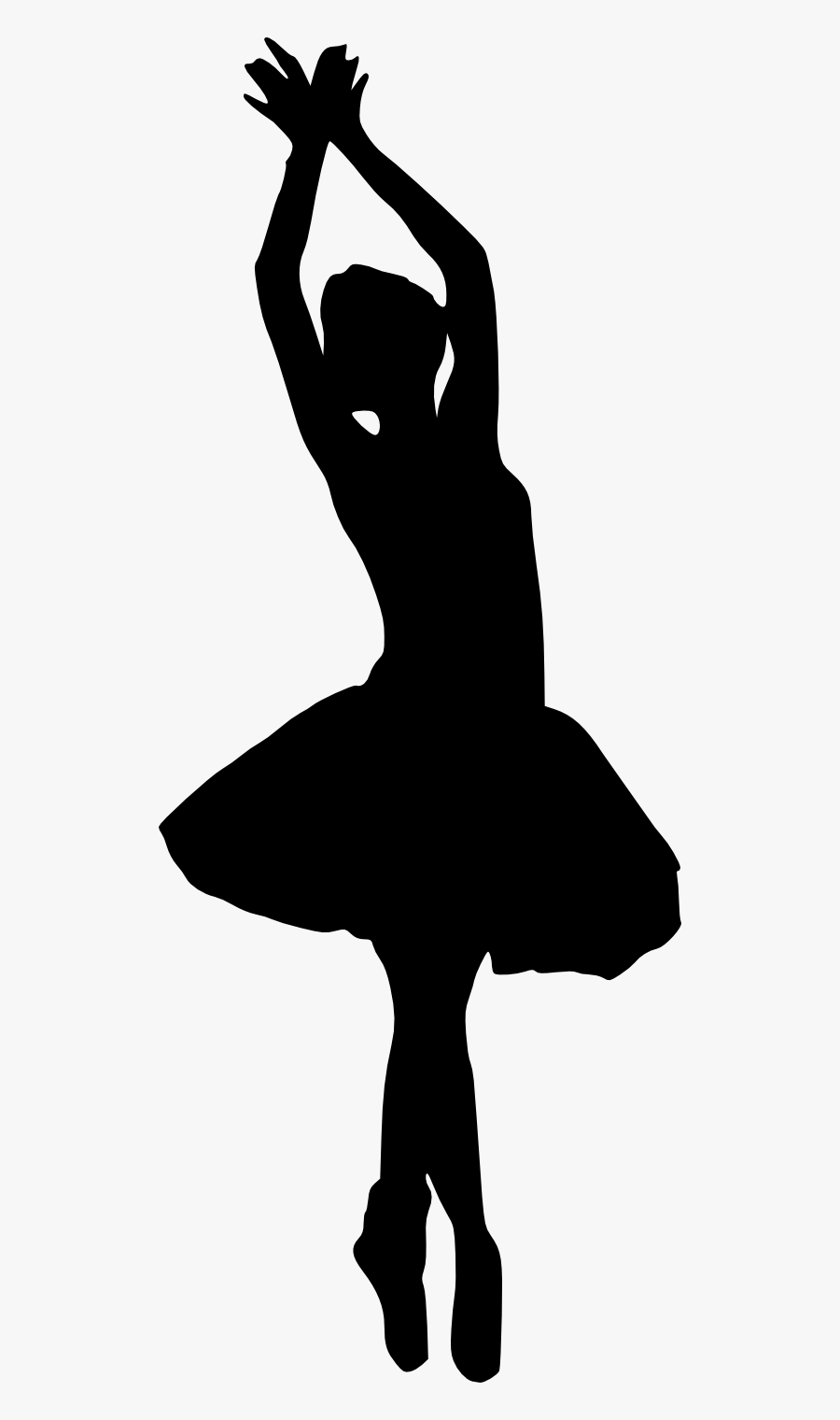 Ballerina Silhouette Png Download Image, Transparent Clipart