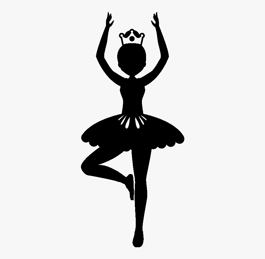 Ballet Dancer Silhouette - Princesse Ballerine, Transparent Clipart