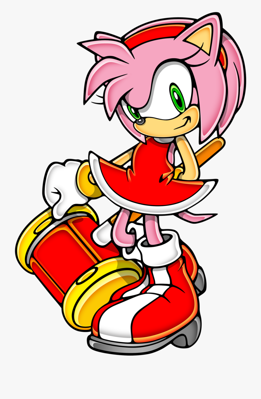 Clip Art Prediction Clipart - Amy Rose Sonic Advance, Transparent Clipart