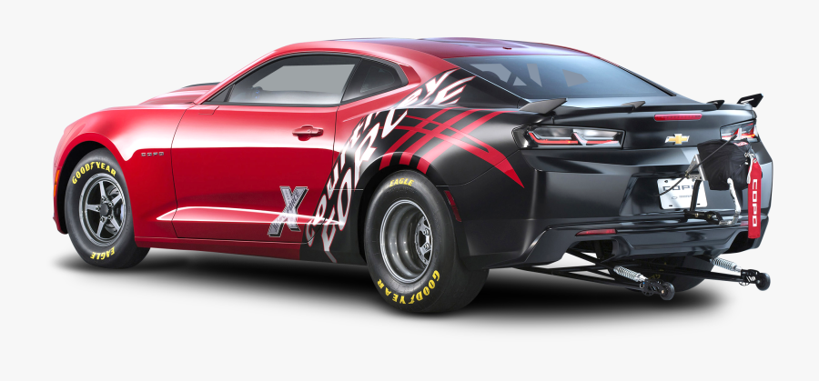 Chevrolet Copo Camaro Red Car Back Png Image - 2017 Chevrolet Camaro Copo, Transparent Clipart