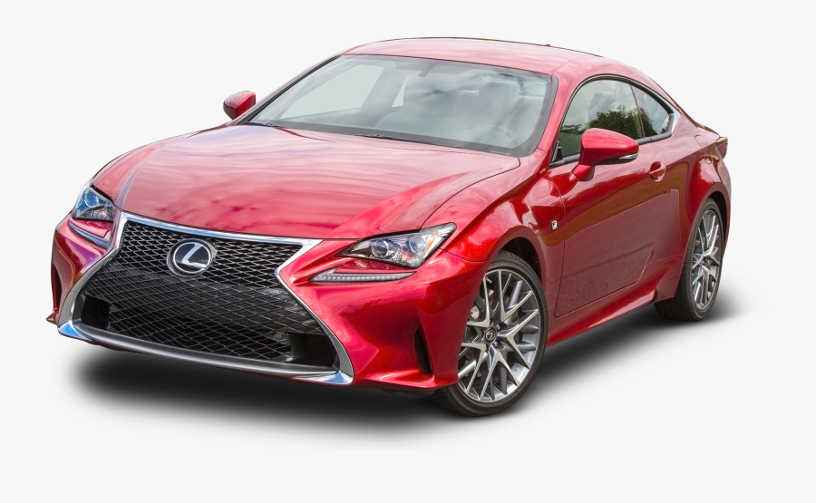 Lexus Rc 350 Red Car Png Image - 2015 Lexus Rc Red, Transparent Clipart