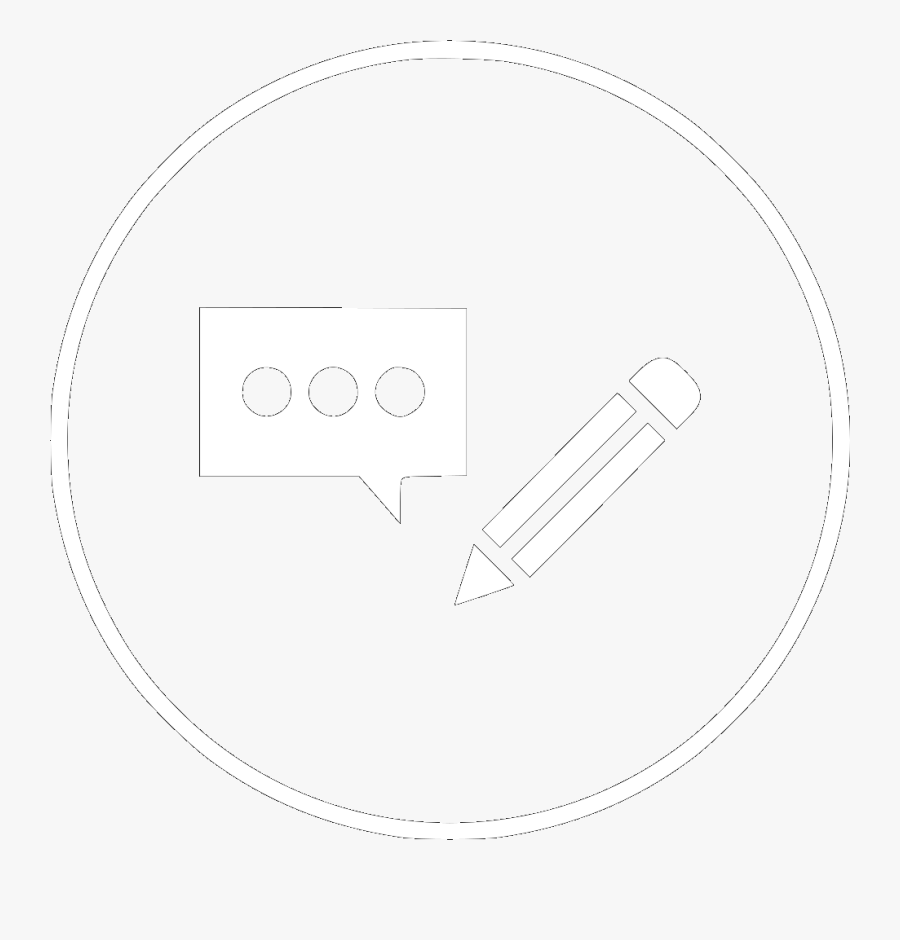 Com Writing Clipart Black And 1252380 Copy - Circle, Transparent Clipart