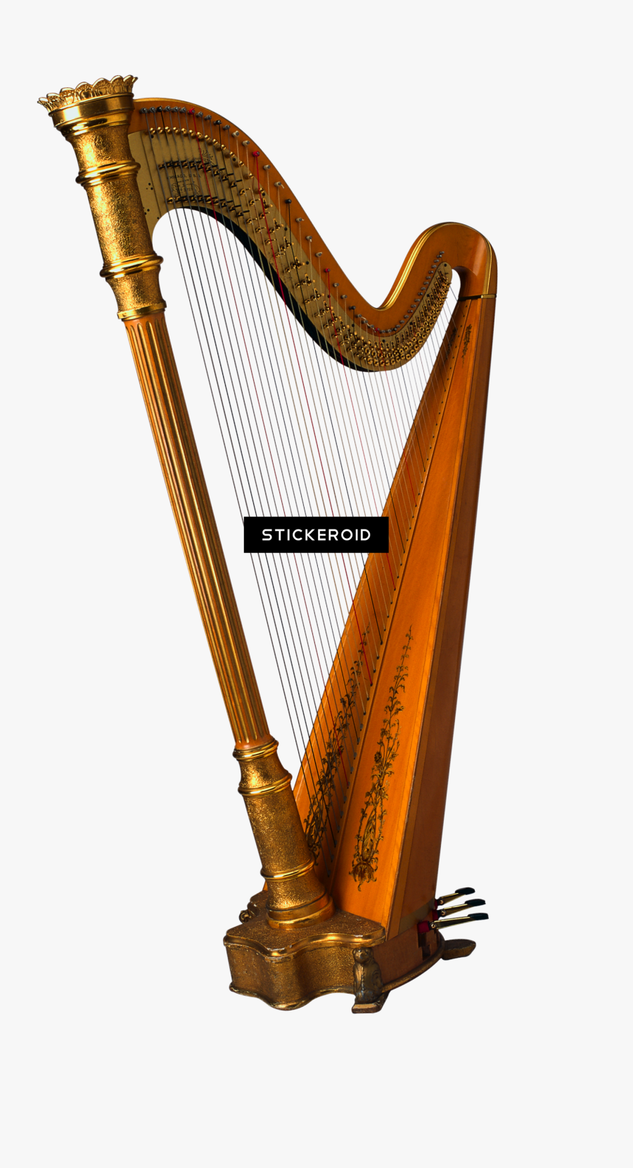 Instrument,musical Instrument,plucked String Instruments,string - Арфа Прозрачній Фон, Transparent Clipart