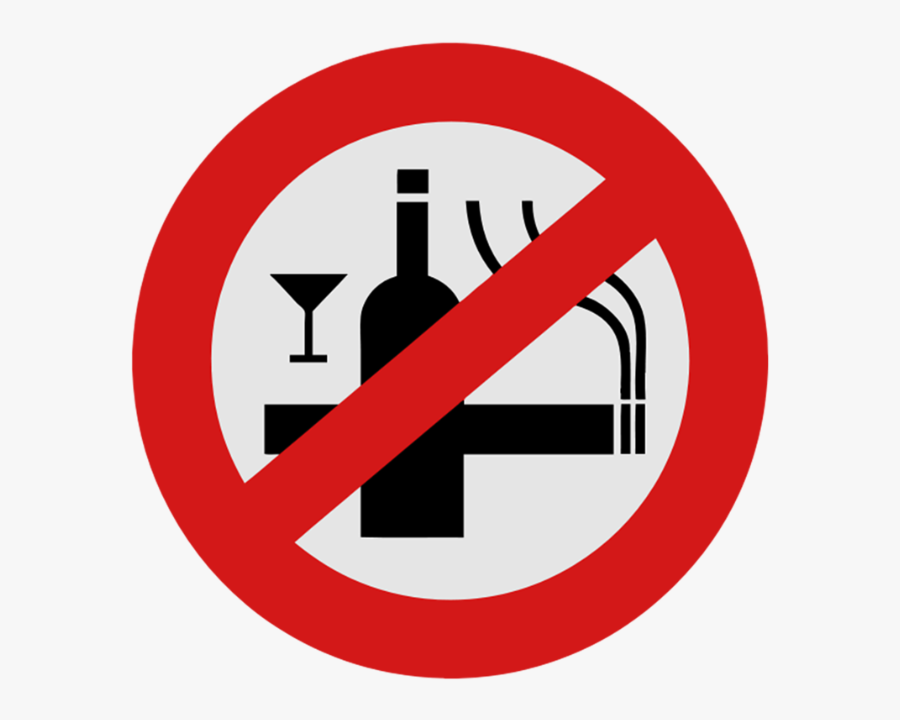 Frames Illustrations Hd No - No Smoking And Alcohol, Transparent Clipart