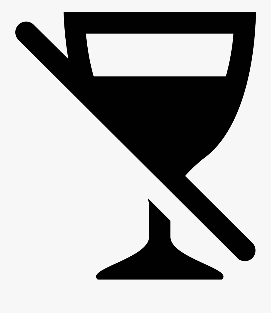 No Alcohol Icon Free - Alcohol Icon Vector Png, Transparent Clipart