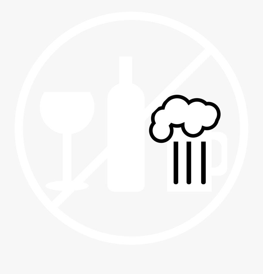 For The Alcohol, Betting And Tobacco Category - No Alcohol Black, Transparent Clipart