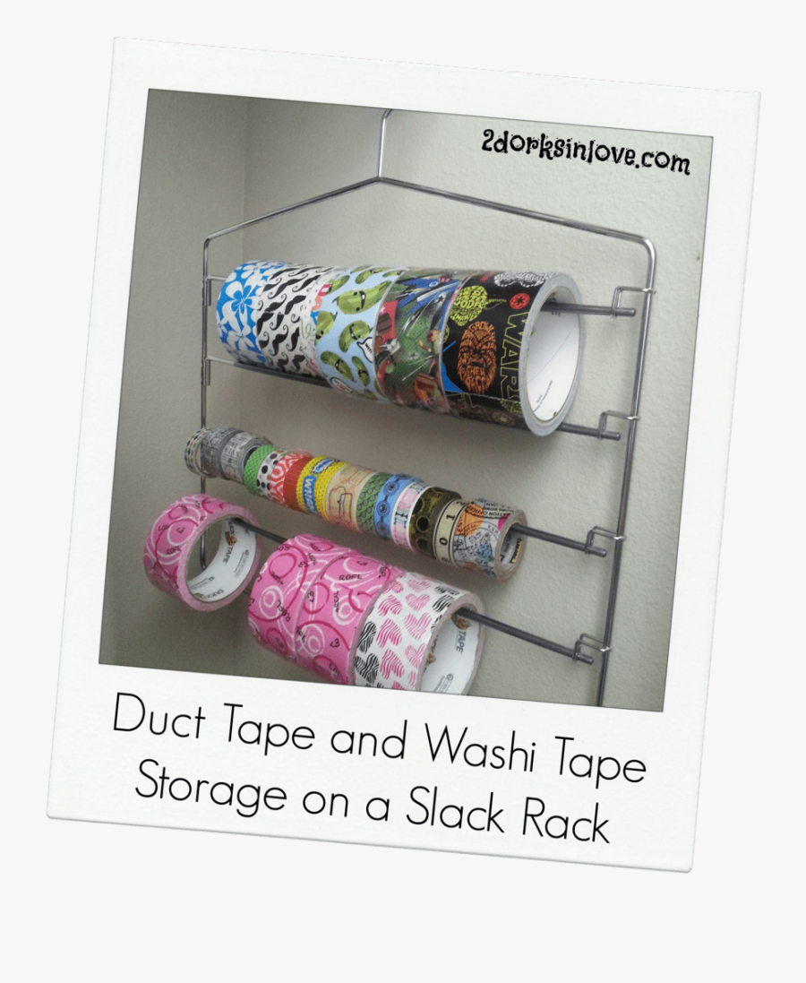 Clip Art Duct Storage With A - Washi Duct Tape Storage, Transparent Clipart