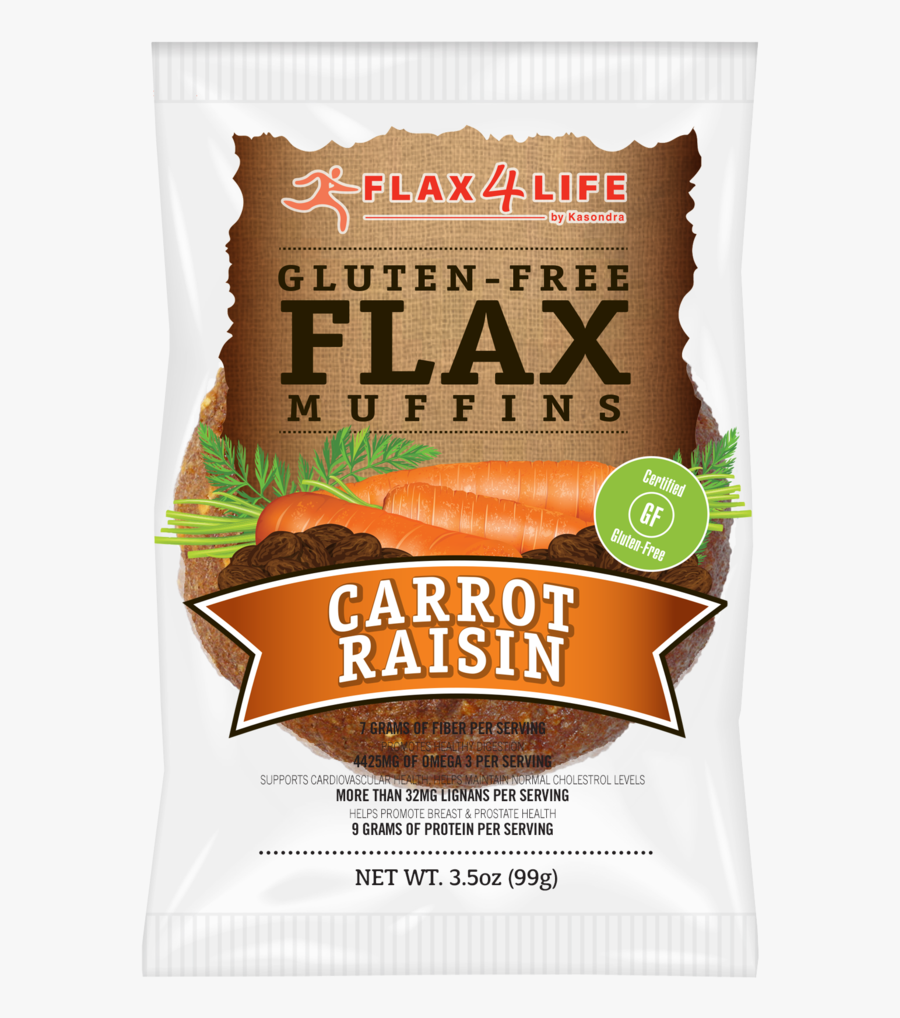 Single Serve Carrot Raisin Muffin Case - Poster, Transparent Clipart