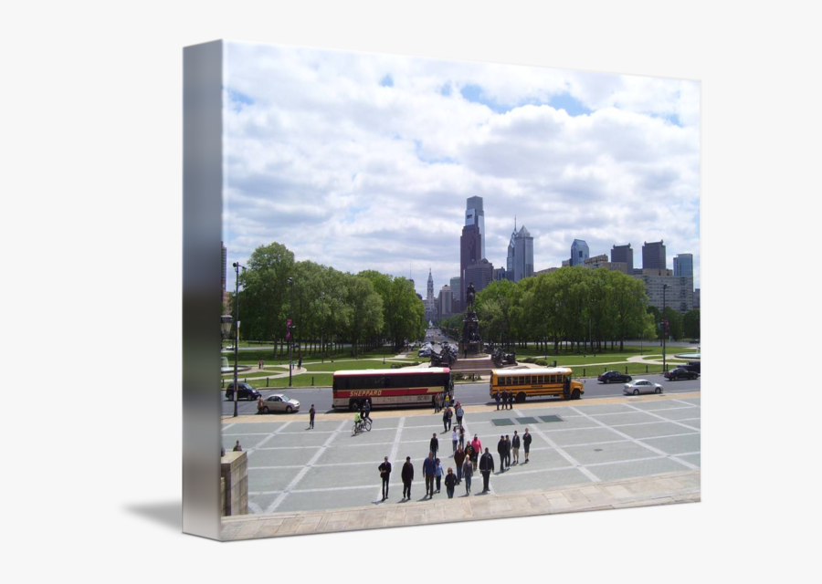 Skyline By Mary Upton Philadelphia - Philadelphia, Transparent Clipart