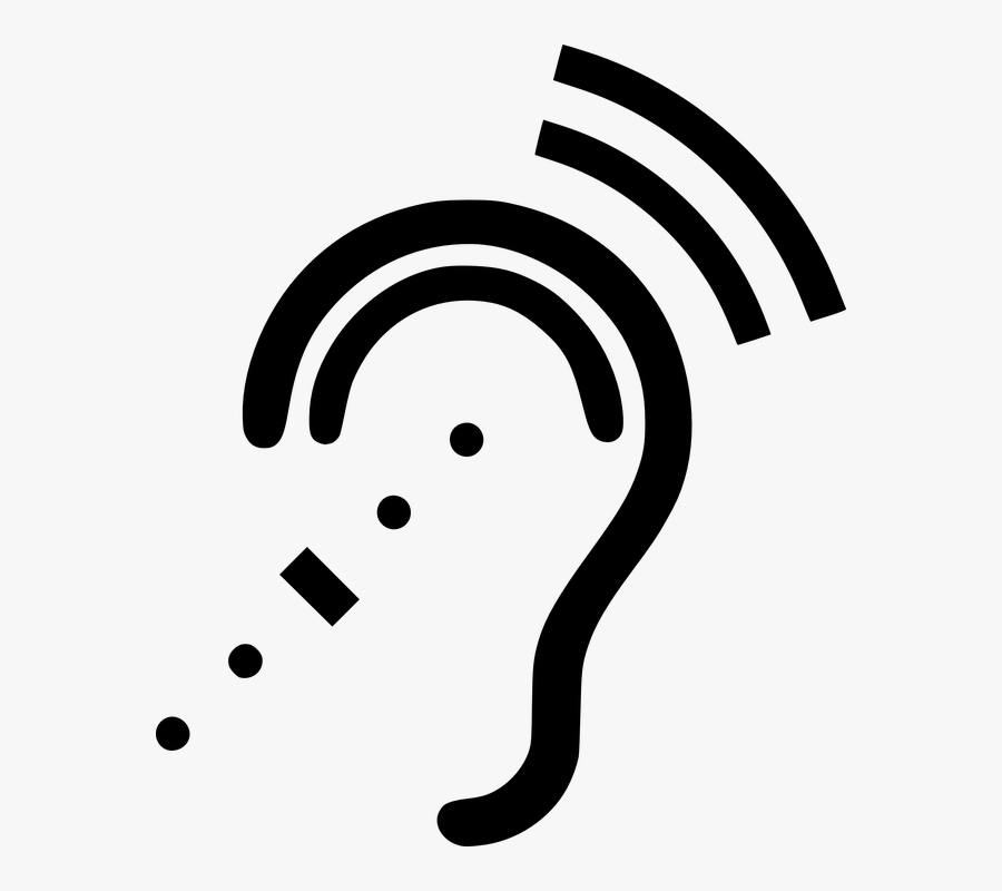 Ringing Or Whistling Noise - Assisted Listening Devices Icon, Transparent Clipart