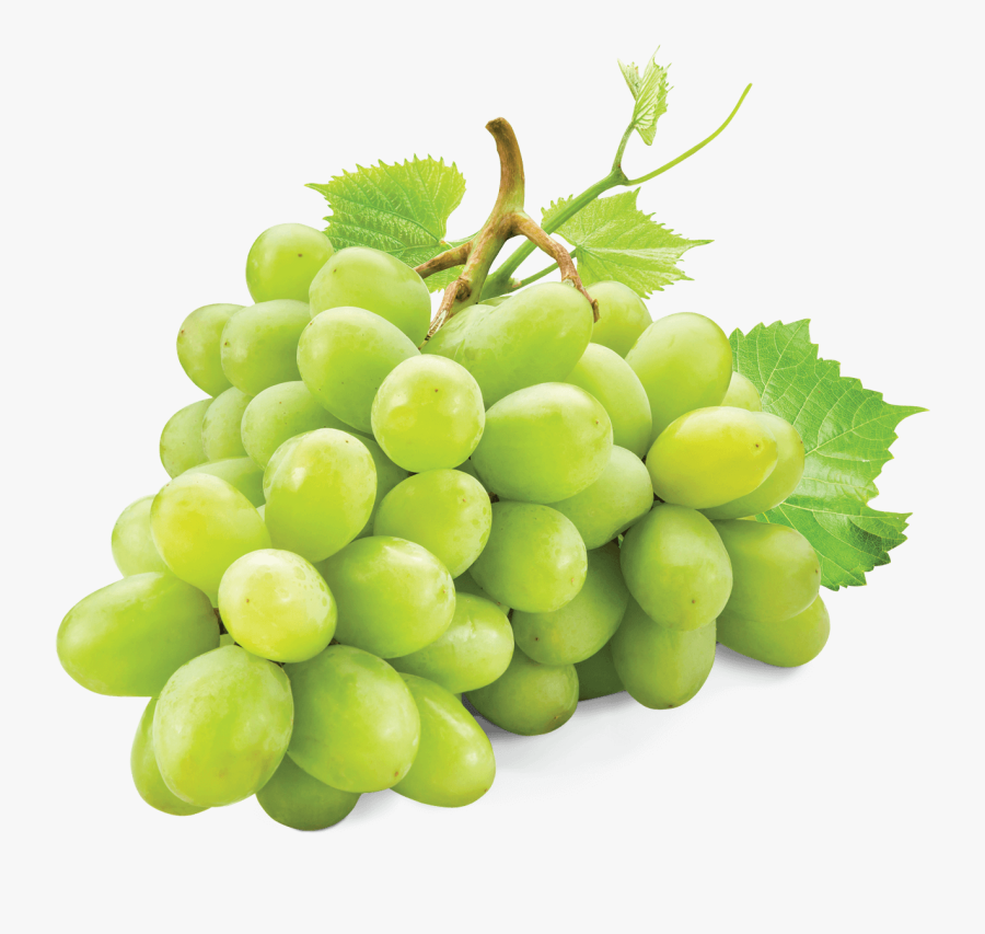Grape Transparent White - Grapes Fruit, Transparent Clipart