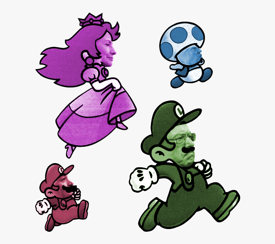 Super Bernie Clinton - Smb2 Luigi, Transparent Clipart