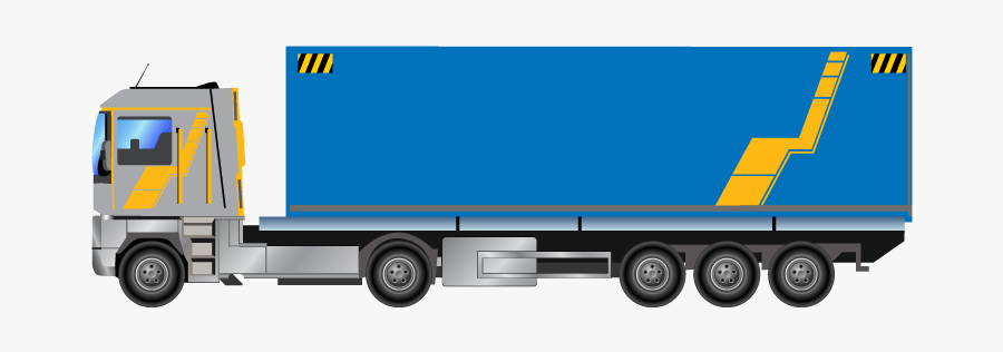Truck Clipart Container Truck - Vector Truck Container Png, Transparent Clipart