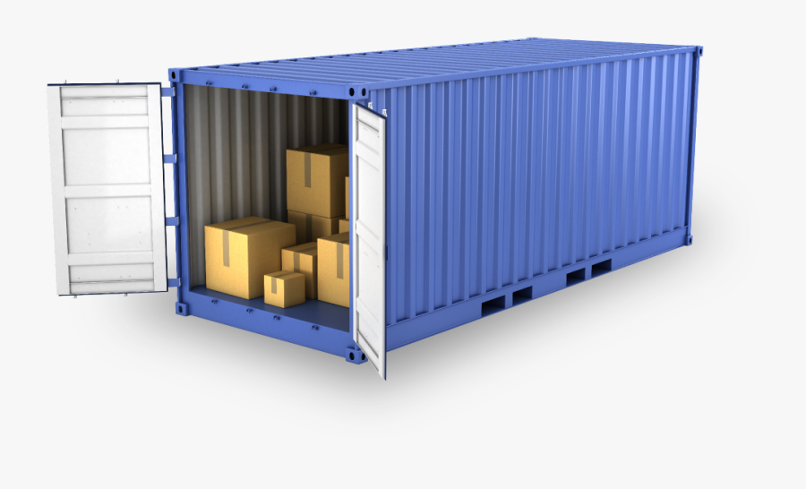 Container Cliparts - Clip Art Shipping Container, Transparent Clipart