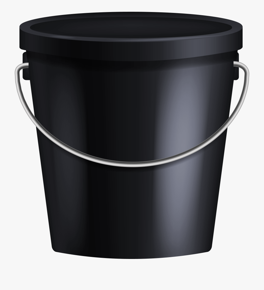 Black Bucket Png Clipart, Transparent Clipart