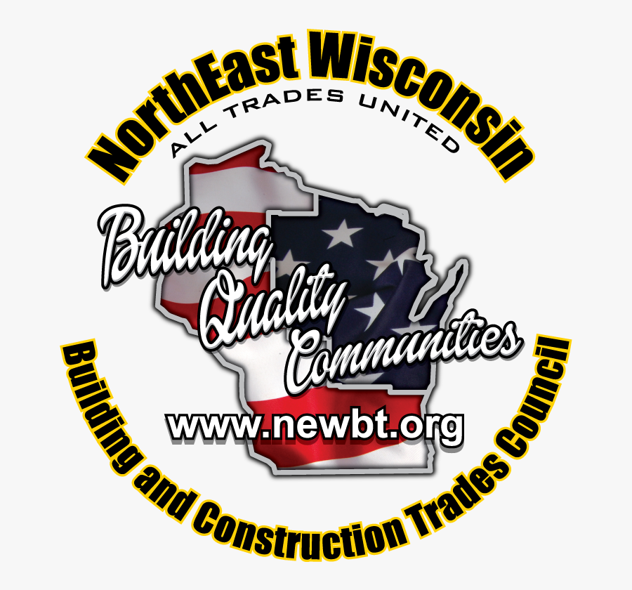 Wisconsin Trades Councils Labor - Emblem, Transparent Clipart