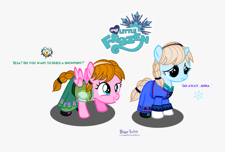 Meganlovesangrybirds Filly Princess Anna And Filly - My Little Pony Filly Art, Transparent Clipart