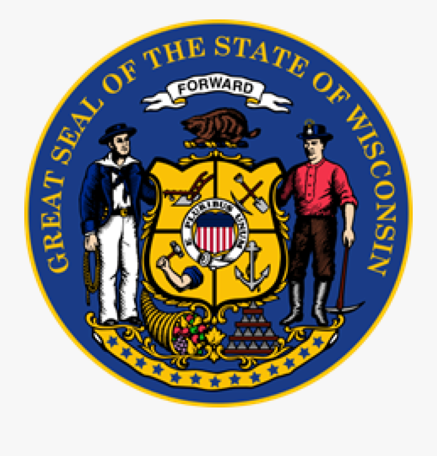 Wisconsin State Seal, Transparent Clipart