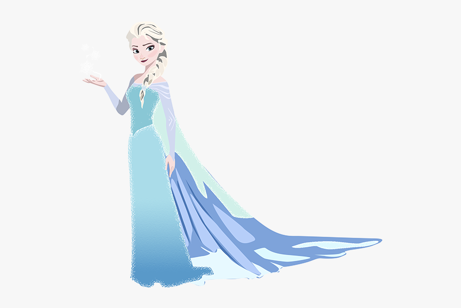 Elsa Anna Princess Aurora - Vector Elsa Png, Transparent Clipart