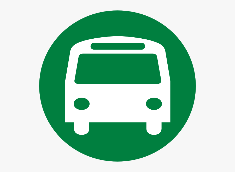 Transparent Bus Clipart Free - Tram Map Symbol, Transparent Clipart