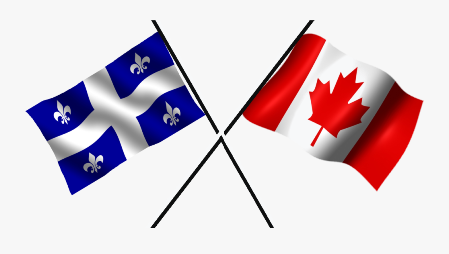 English Flag Png -cbt Canary Wharf - Canada Flag And Quebec Flag, Transparent Clipart