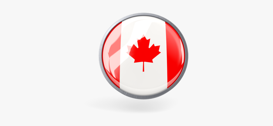 Canada Flag Jpg - Canada Round Flag Png, Transparent Clipart