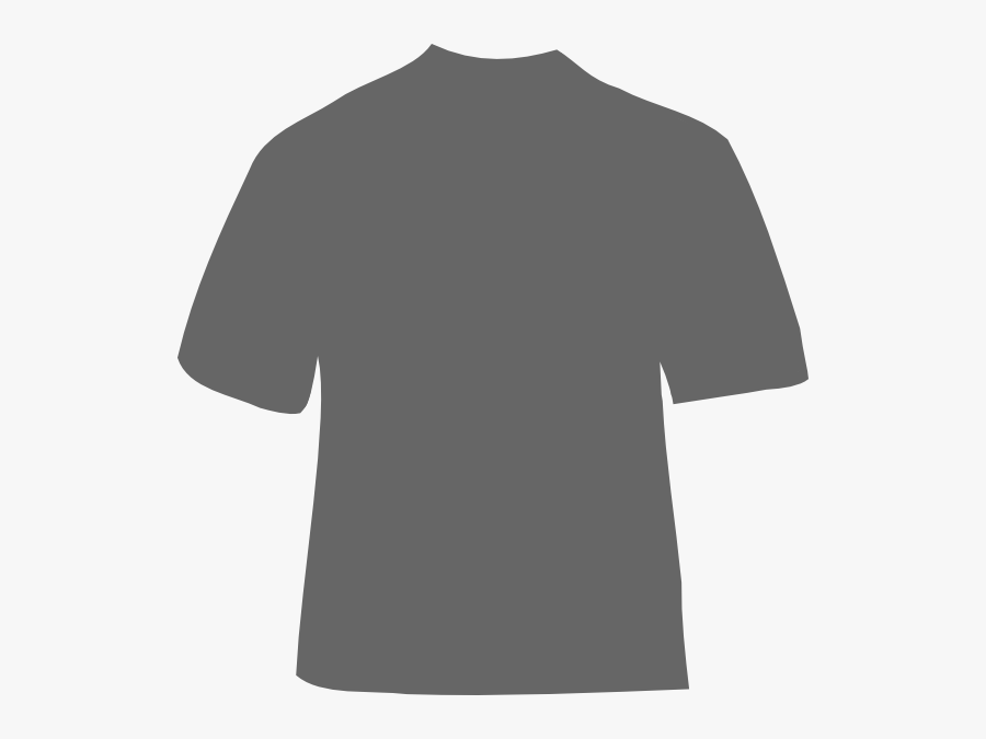 How To Set Use Gray T-shirt Svg Vector - Black T Shirt, Transparent Clipart
