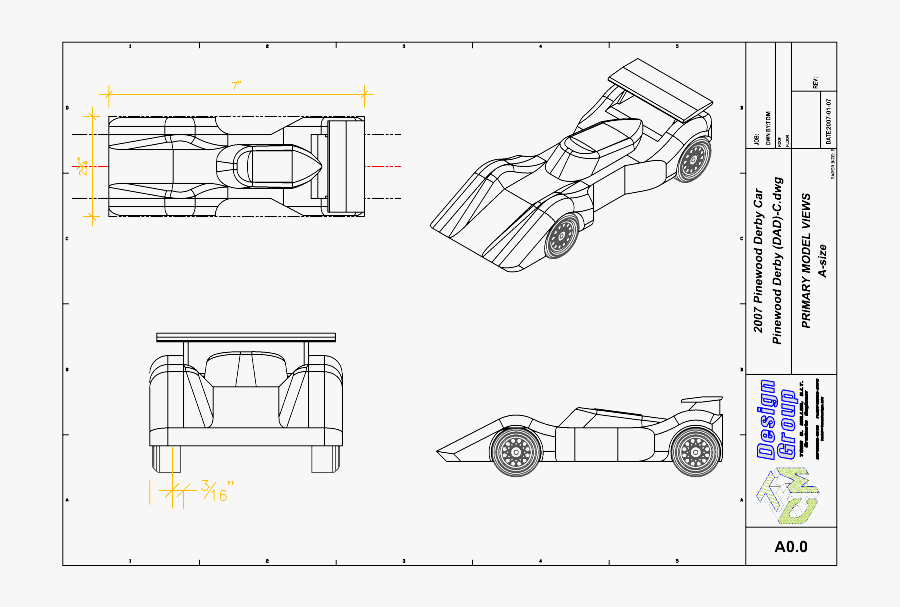 Pinewood Derby Car Prints, Transparent Clipart