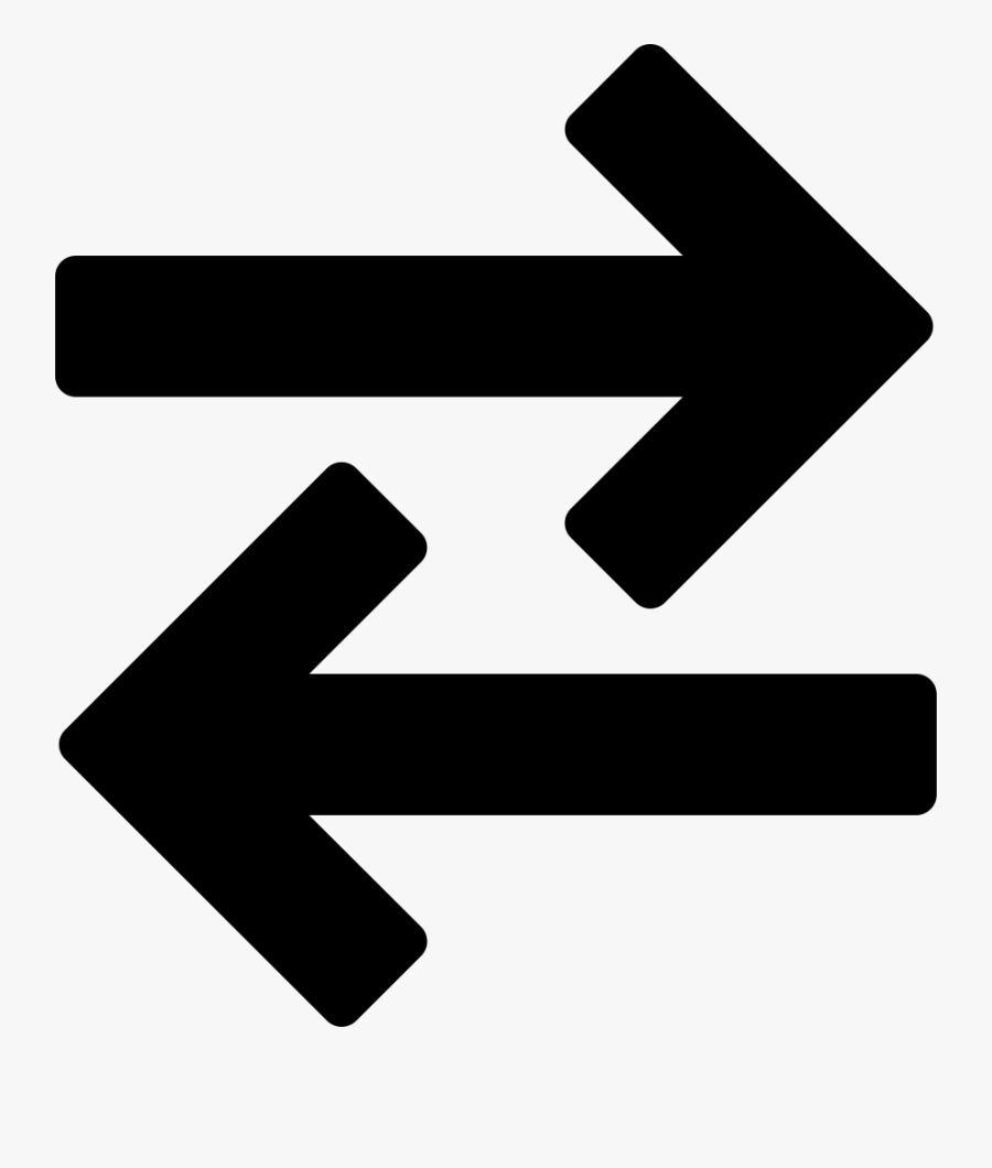 Art,black And White,graphics,brand - Right And Left Arrow Icon, Transparent Clipart