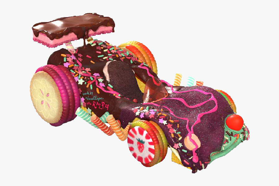 Sugar Rush Vanellope Car, Transparent Clipart